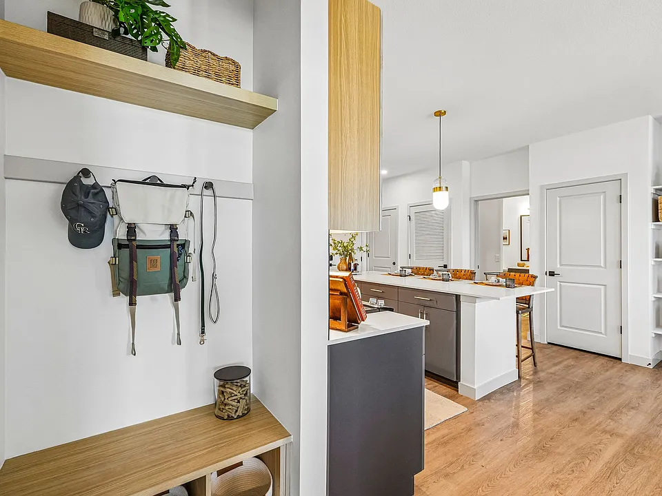 Model Mudroom and Kitchen