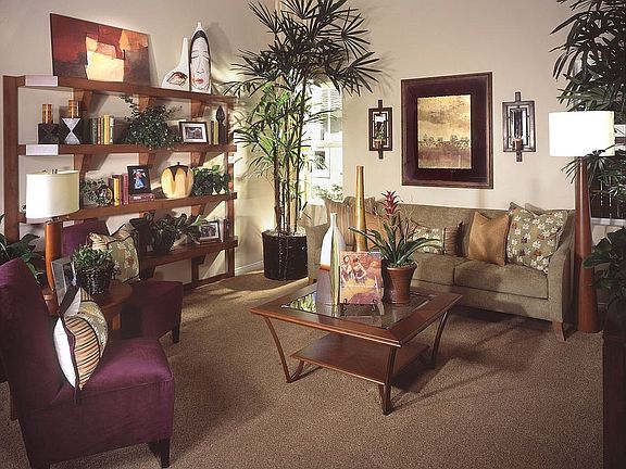 Living room of model