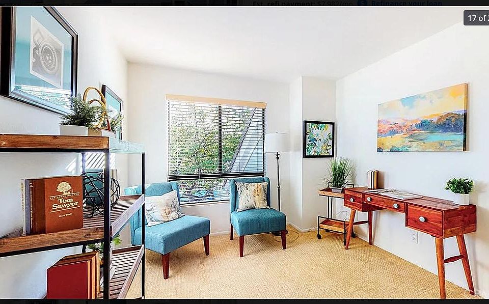 staging photos, carpet replaced with vinyl