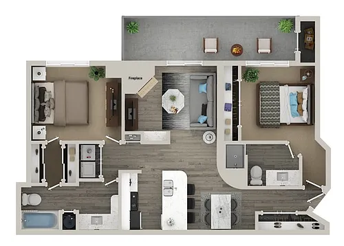 Floor plan B2