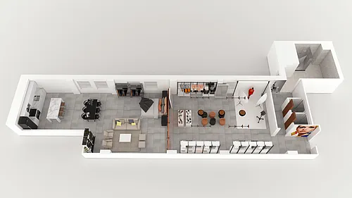 Floor plan LIVE-WORK LOFT N