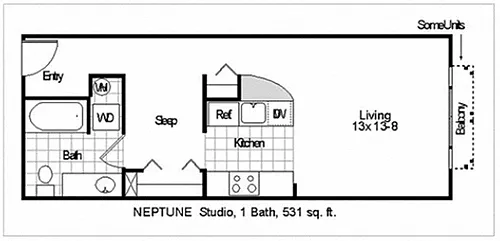 Floor plan Neptune
