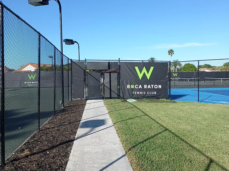 Tennis academy inside the community