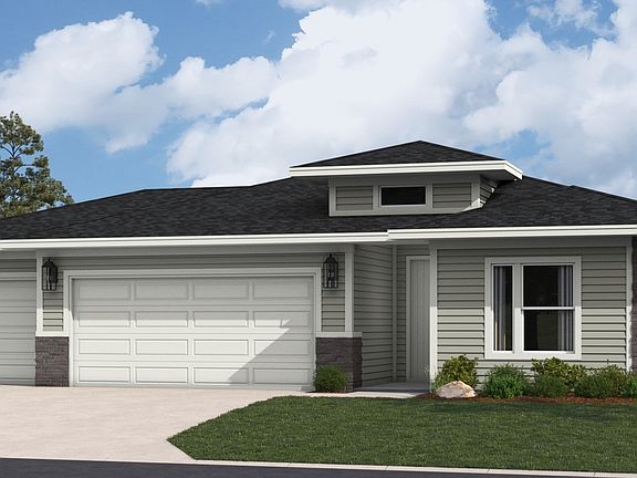 Modern Prairie 3-Car Garage