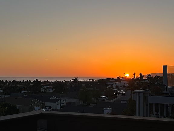 Fabulous ocean and sunset views from the deck