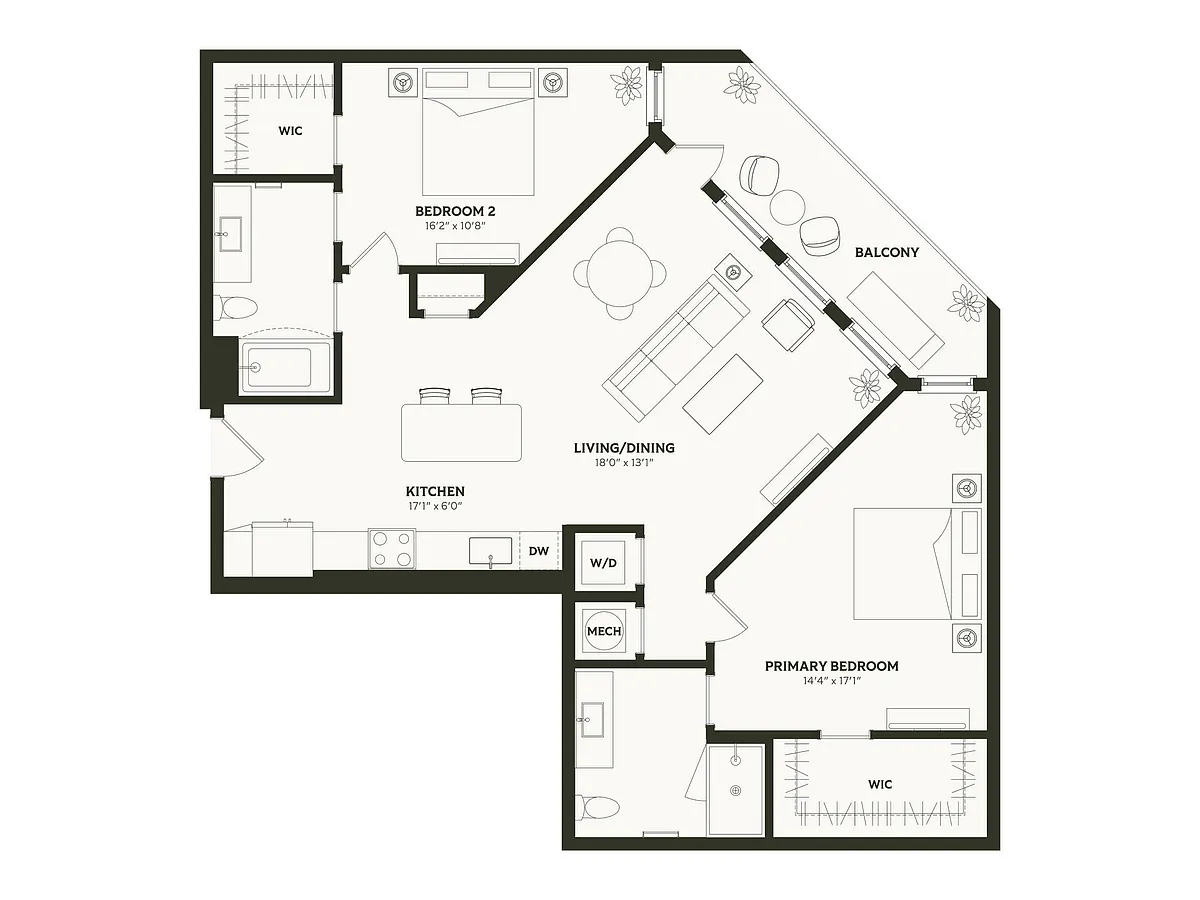 Floor plan B3