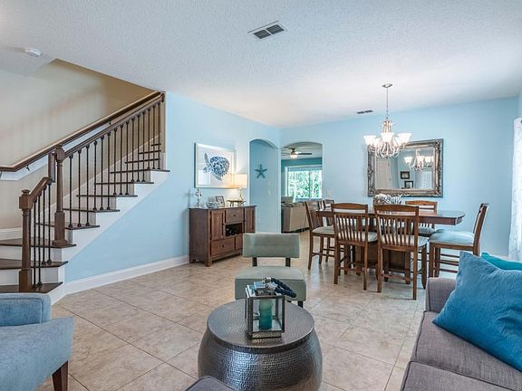 Open Living and Dining Area