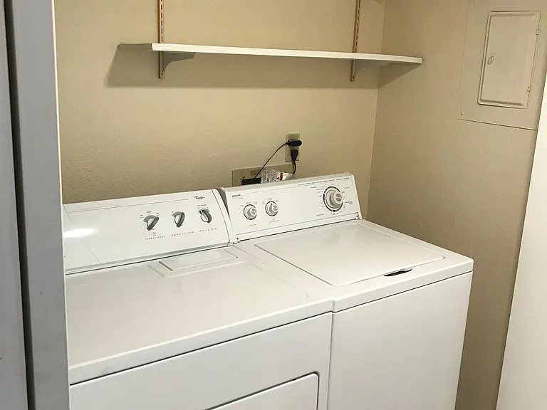 Laundry closet (washer & dryer not included)