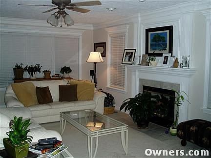 Living Room with Gas Fireplace