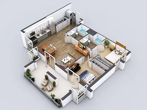 Floor plan B7
