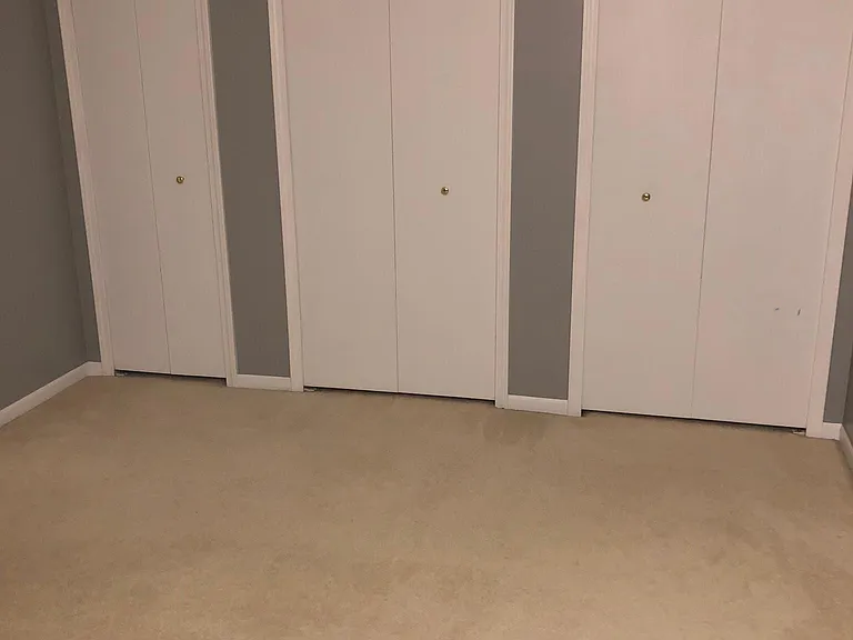 Master bedroom closets