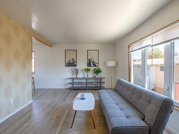 Living room with plenty of natural light