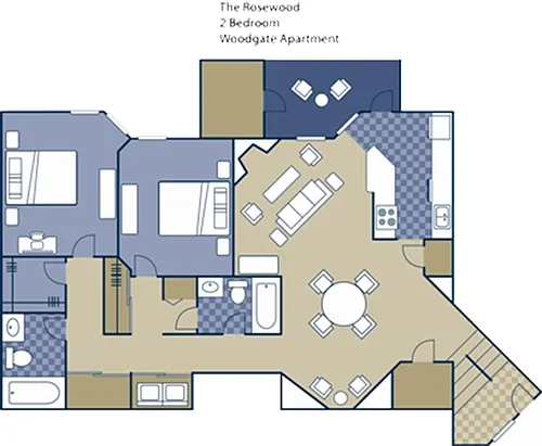 Floor plan The Rosewood