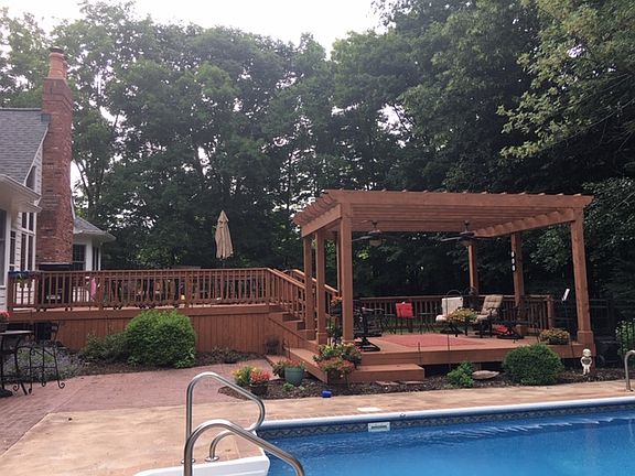 Pool, patio, deck