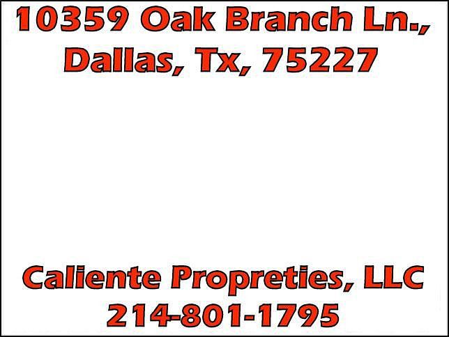 10359 Oak Branch Ln, Dallas, TX 75227