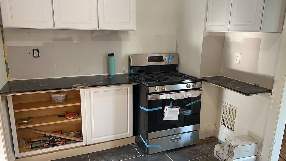 Kitchen In Progress, Will have brand new Stainless Steel Fridge, Stove, Granite Countertops, flooring, paint,