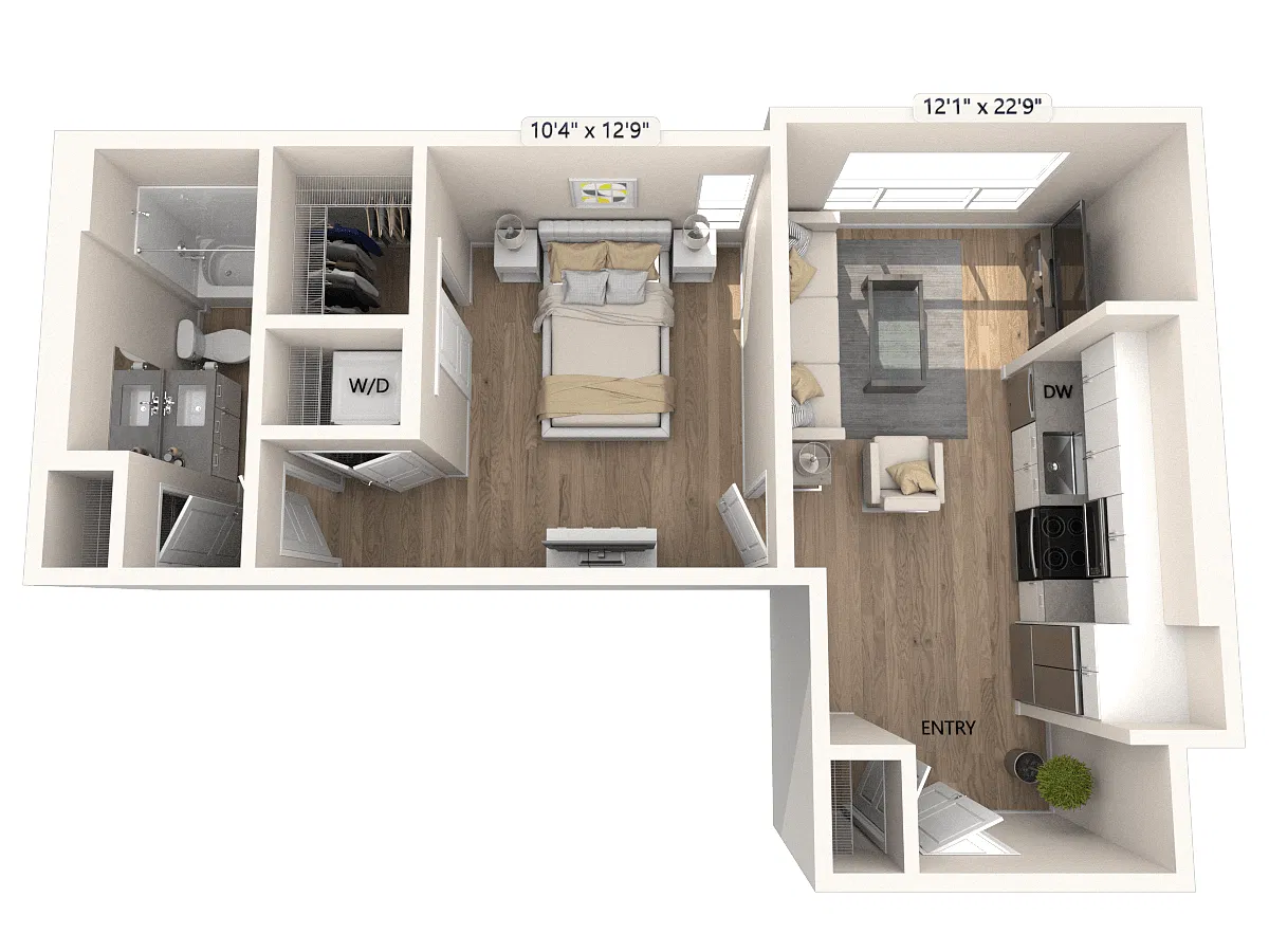 Floor plan A01-FP1