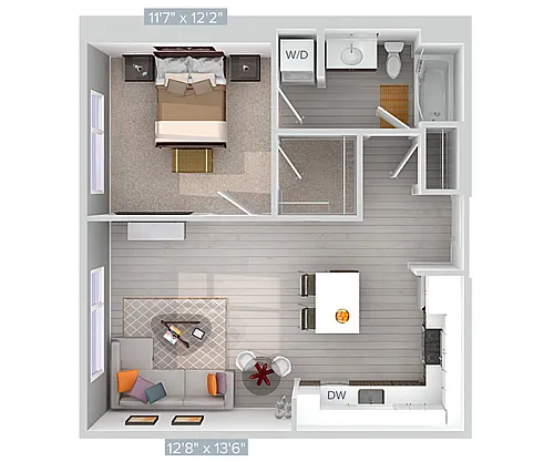 Floor plan A25-683-scheme1