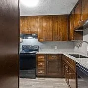 Cook with ease in your updated kitchen featuring stylish cabinetry and modern finishes.