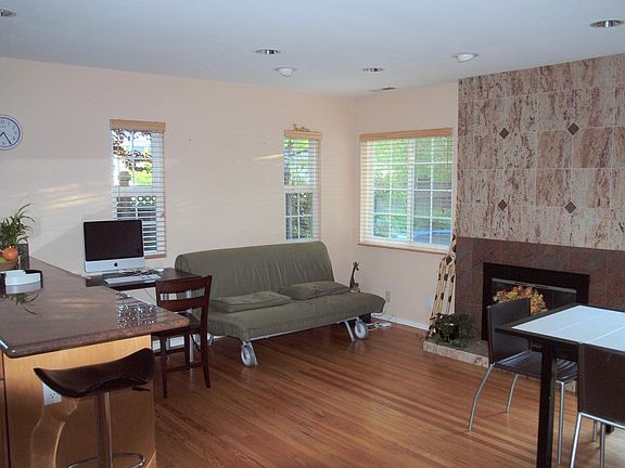 Family room and part of kitchen on left
