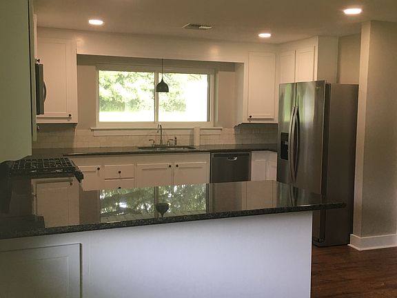 Kitchen with granite