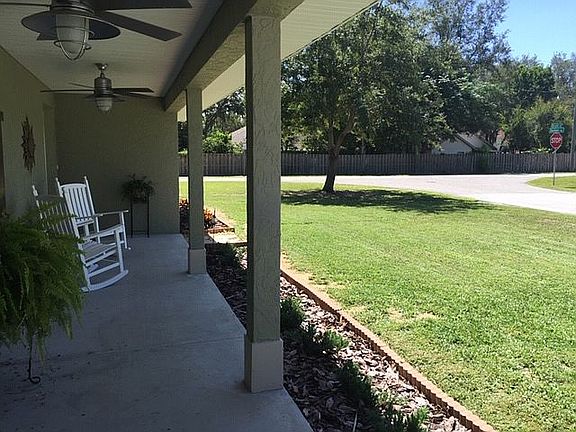 Two covered front porches