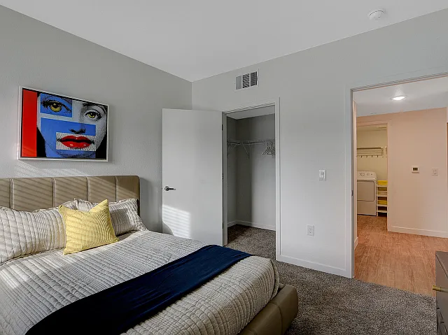Bedroom with on suite bathroom in 2 bedroom model