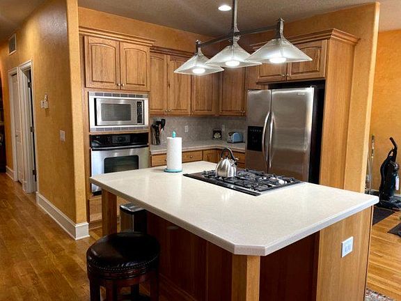 Kitchen with Stainless steel appliances
