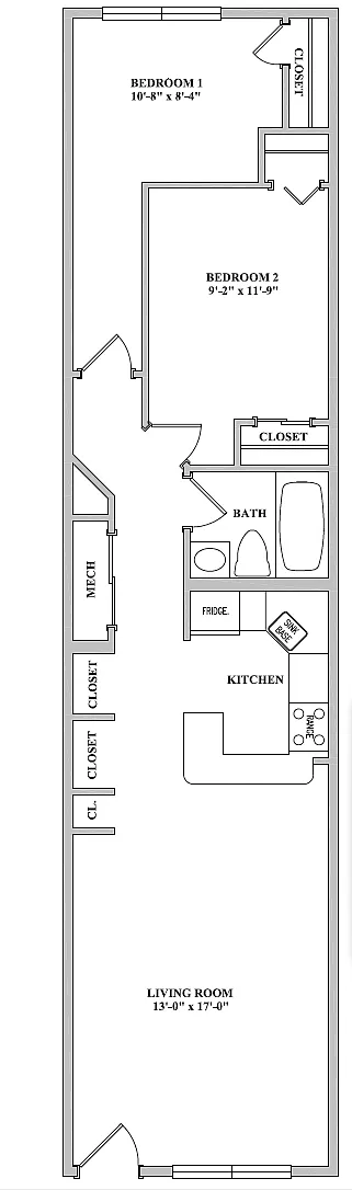 Floor plan Bristol I