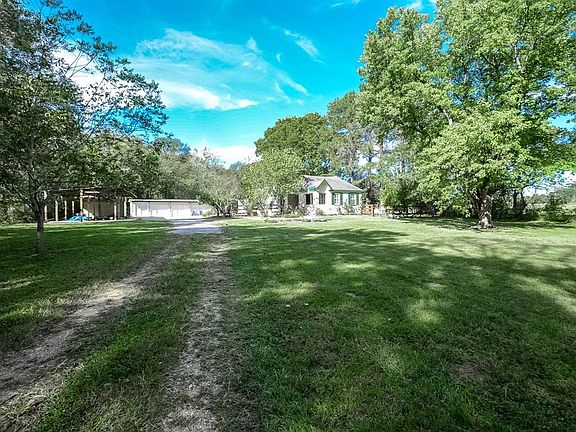 You can see the house in the distance from the long driveway.