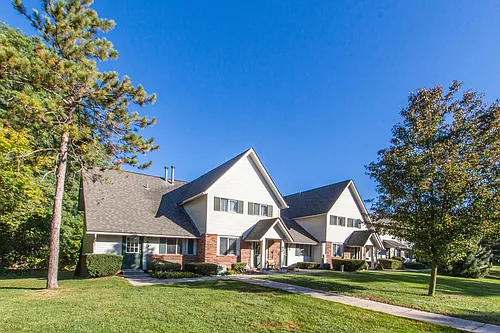 Floor plan Two Bed Townhome with water view and walkout