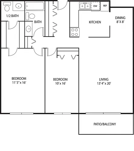 Floor plan Ruby