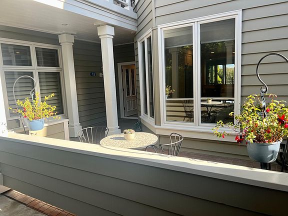 Front entrance and patio