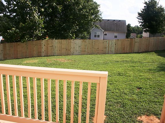 View of yard from deck