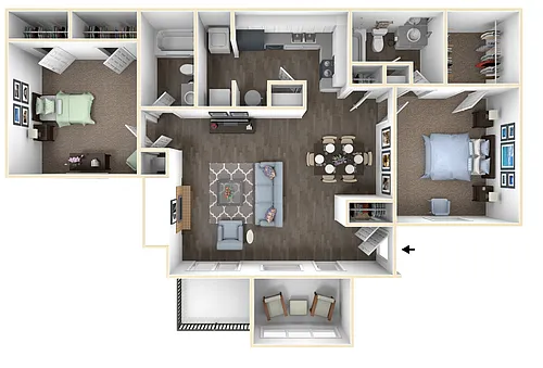 Floor plan The Lanier