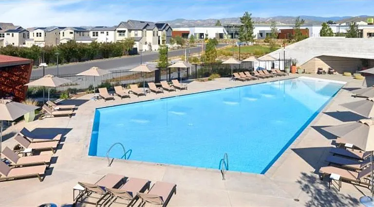 community swimming pool