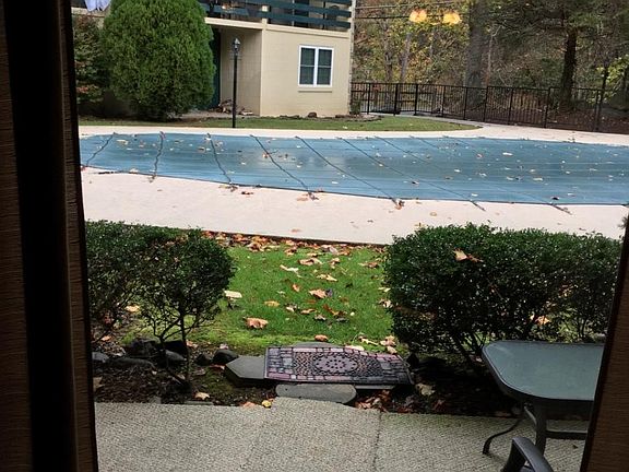 looking out patio doors