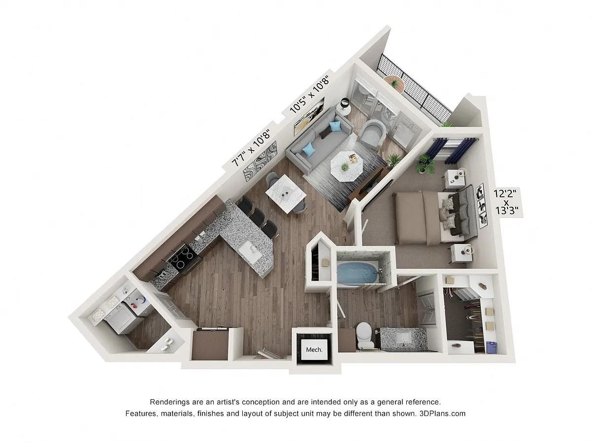 Floor plan A2 and A2S