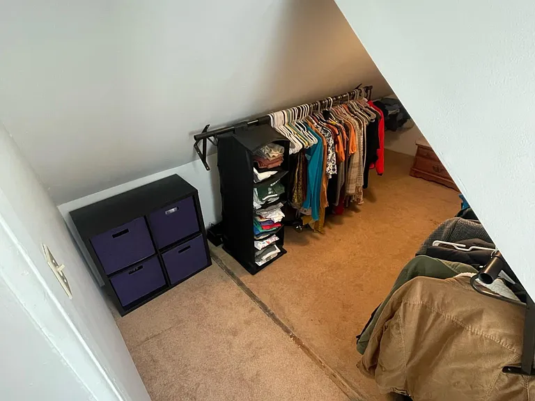 Closet off of office/bedroom
