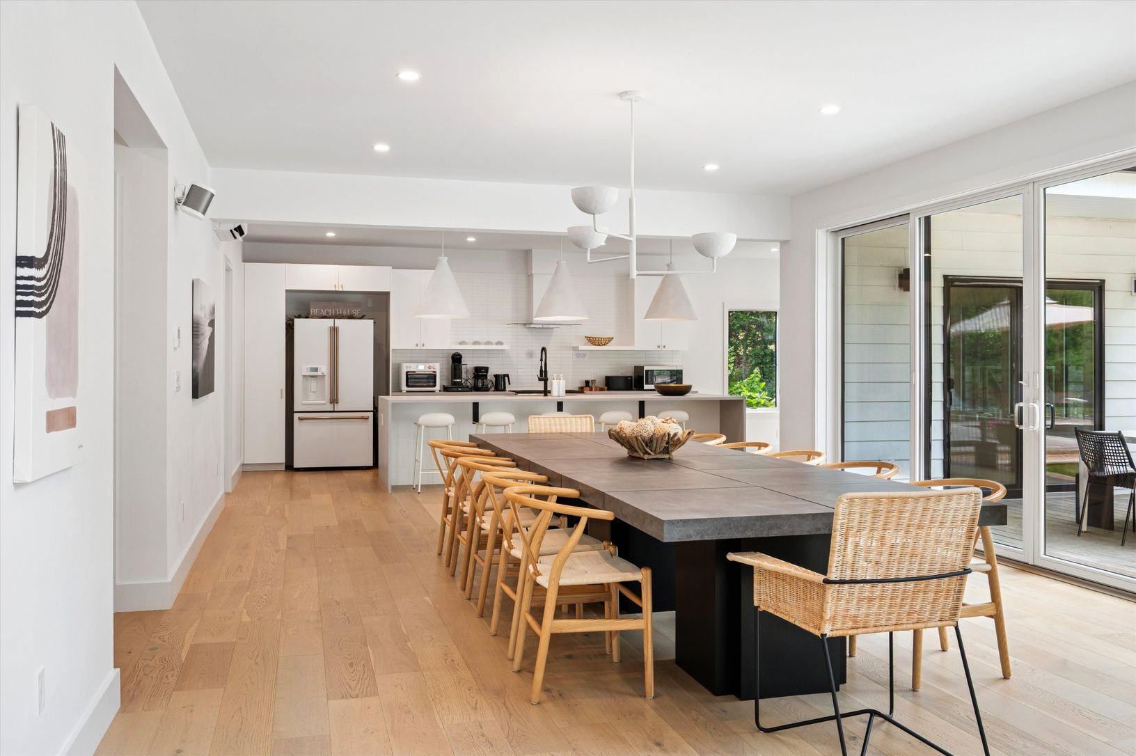 Open Kitchen to Dining Area