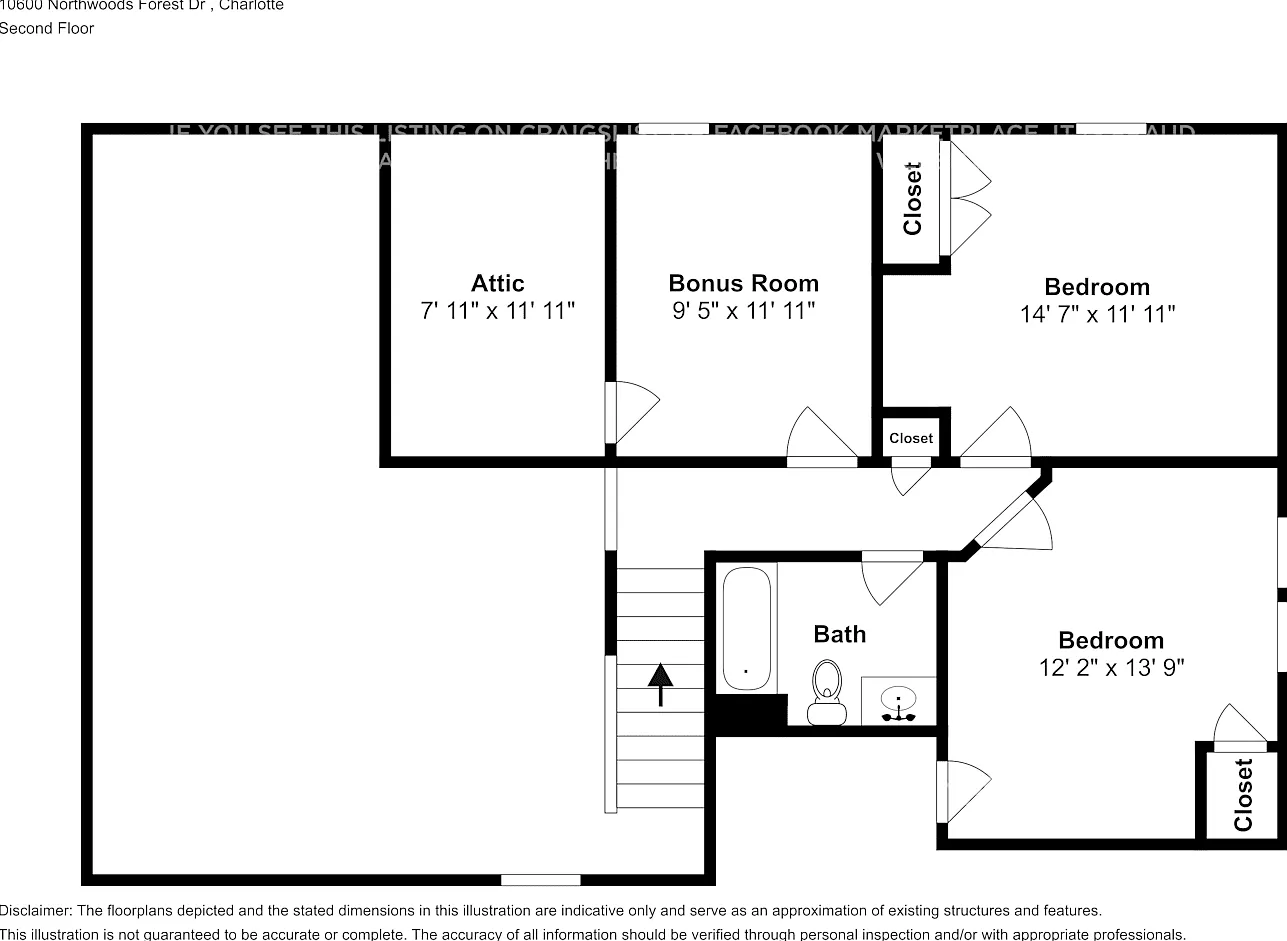 10600 Northwoods Forest Dr Charlotte, NC 28214 — Photo 3
