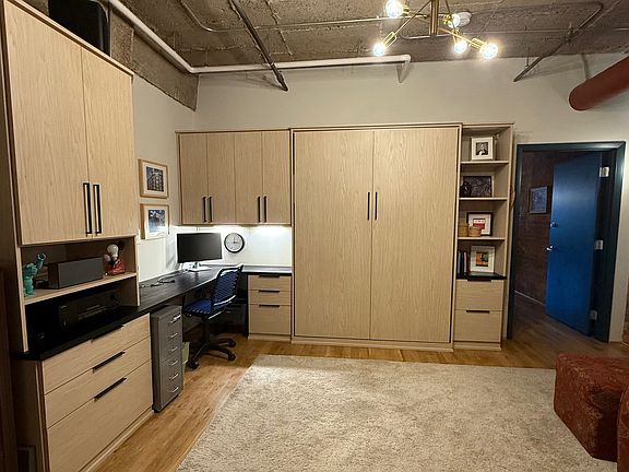 Den with murphy bed