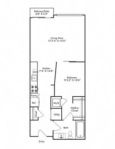 Floor plan 1G