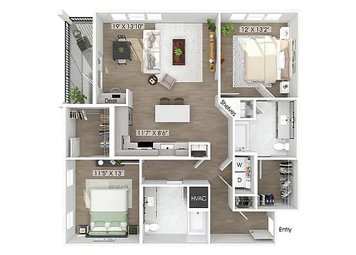 Floor plan B3