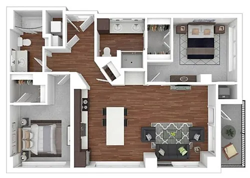 Floor plan Bartlett