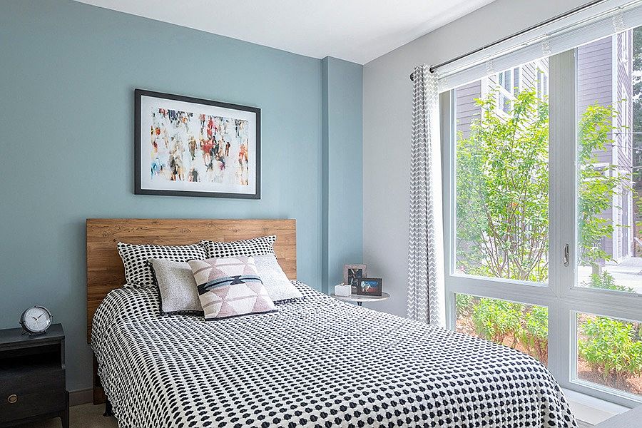 Bright living spaces with oversized windows
