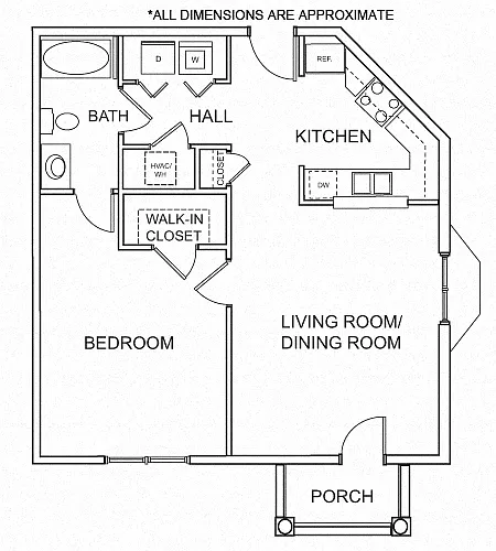 Floor plan 1C1 Floor Plan
