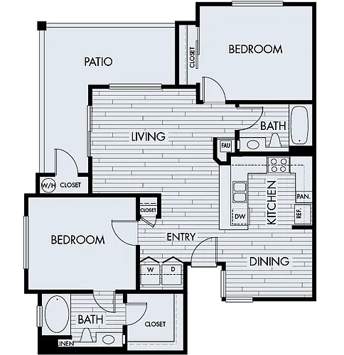 Floor plan Park Sierra Plan 2C