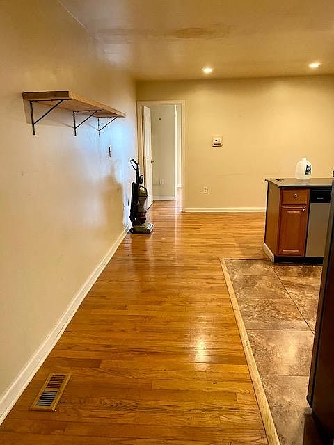 Entrance into apartment 1R (bathroom to right, closet to left)
