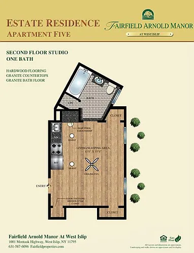 Floor plan Estate Residence Suite Five